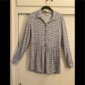 Boden beautiful blouse, like new, floral pattern